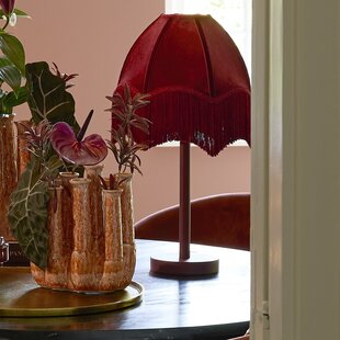 Lampvoet Ø14x39,5 cm WASHINGTON mat bordeaux