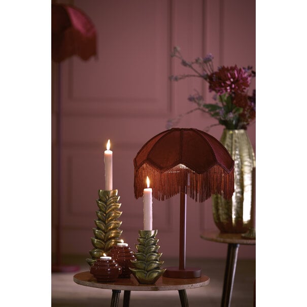 Light en Living Lampvoet Ø14x39,5 cm WASHINGTON mat bordeaux