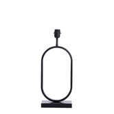 Lampvoet Fleur zwart 20x10x45 cm