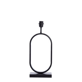 Lampvoet Fleur zwart 20x10x45 cm