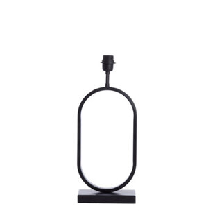 Lampvoet Fleur zwart 20x10x45 cm