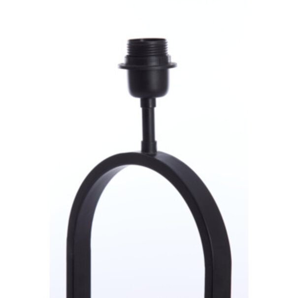 Light en Living Lampvoet Fleur zwart 20x10x45 cm