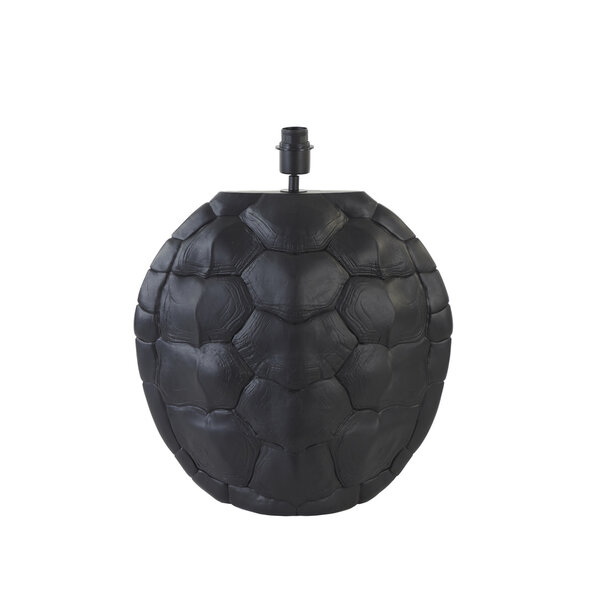 Light en Living Lampvoet TURTLE  mat zwart 54,5 cm hoog