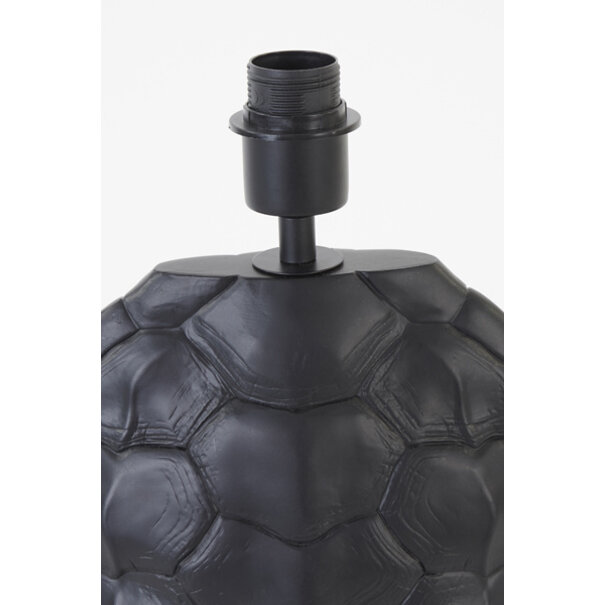 Light en Living Lampvoet TURTLE  mat zwart 54,5 cm hoog