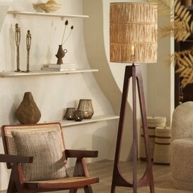 Kap cilinder 40-40-50 cm LANZANO raffia  naturel