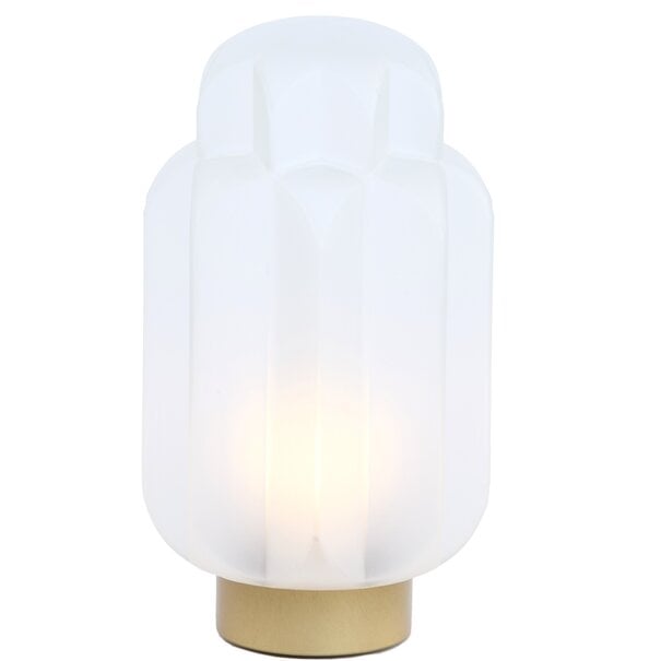 Light en Living Tafellamp LED Thisio melkglas L