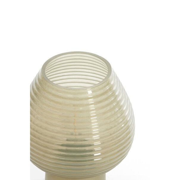 Light en Living Tafellamp LED Ø18x23 cm ALENNA glas groen grijs