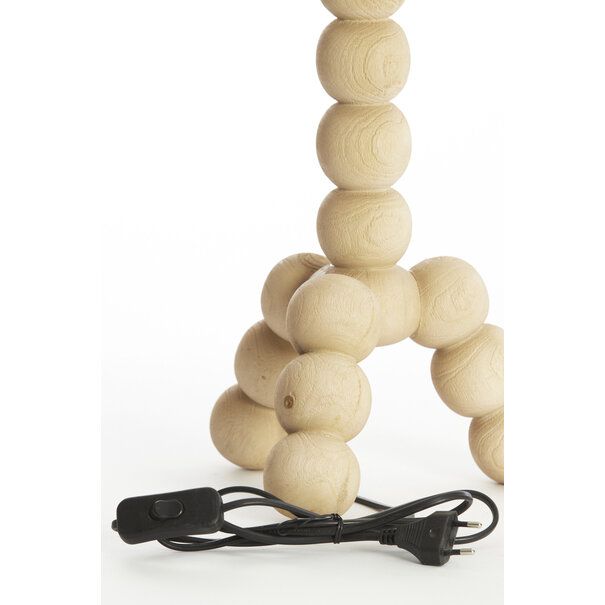 Light en Living Lampvoet 20x20x50 cm VEGLIO naturel