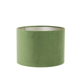 Kap ovaal recht smal 25-25-18 cm VELOURS dusty green