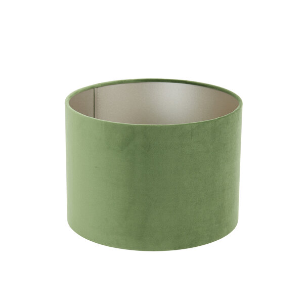 Light en Living Kap ovaal recht smal 25-25-18 cm VELOURS dusty green