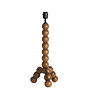 Lampvoet 20x20x50 cm VEGLIO hout olie  bruin