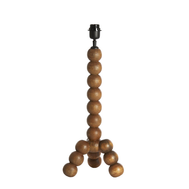 Light en Living Lampvoet 20x20x50 cm VEGLIO hout olie  bruin