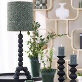 Lampvoet 20x20x40 cm VEGLIO hout zwart