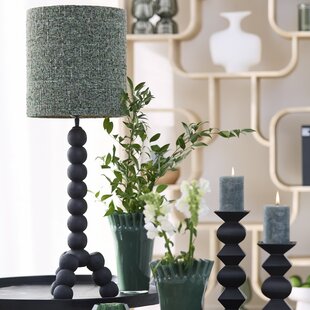 Lampvoet 20x20x40 cm VEGLIO hout zwart