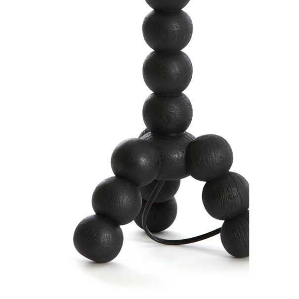 Light en Living Lampvoet 20x20x40 cm VEGLIO hout zwart
