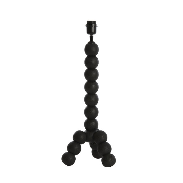 Light en Living Lampvoet 20x20x50 cm VEGLIO hout zwart