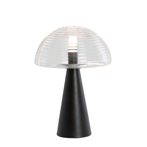 Light en Living Tafellamp Mueda - zwart - Ø30cm