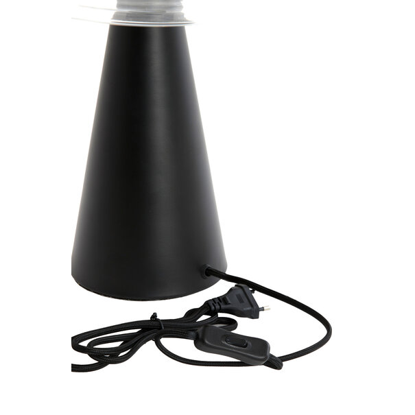 Light en Living Tafellamp Mueda - zwart - Ø30cm