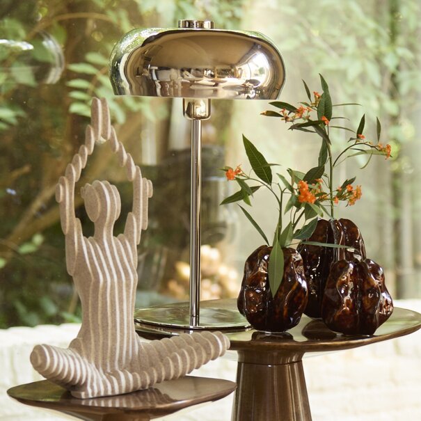 Light en Living Tafellamp Ø26x47 cm SURIN glans nikkel