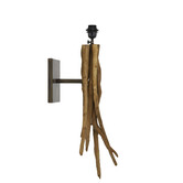 Wandlamp Bluma | Bruin | H70 x B18 x D25 cm