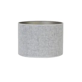 Kap cilinder 25-25-18 cm SAVERNA licht grijs