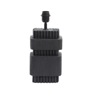 Lampvoet 17x13x37 cm SAKURA hout mat zwart