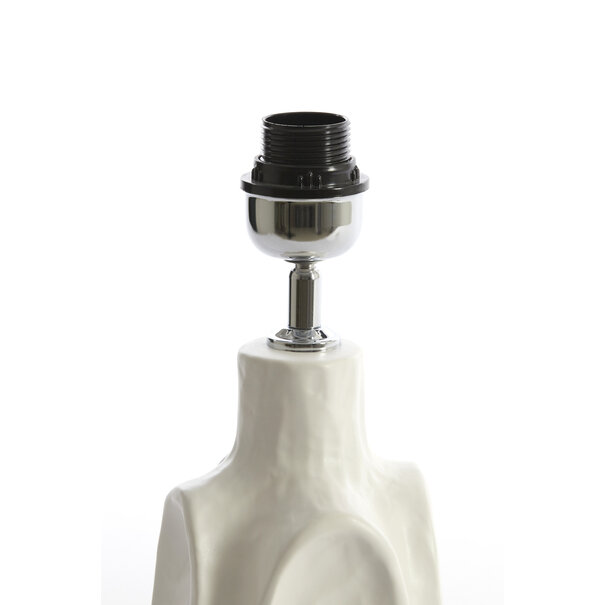 Light en Living Lampvoet Ø20,5x37 cm AMADE keramiek mat crème