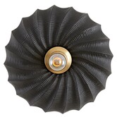 Wandlamp Bapato zwart Ø27x9 cm