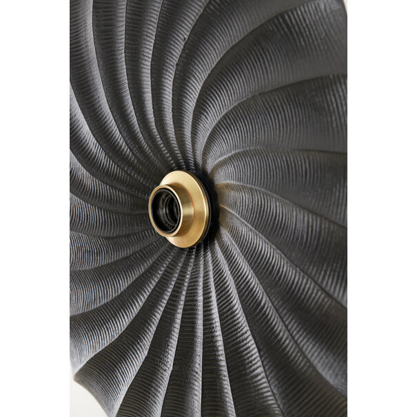 Light en Living Wandlamp Bapato zwart Ø27x9 cm