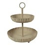 Etagere 2l Dusan L crème- 34 x 34 x 40 CM