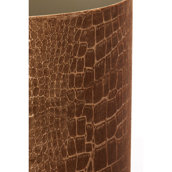 Light en Living Lampenkap cilinder 50-50-38 cm PRAYA bruin