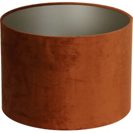 Kap cilinder 25-25-18 cm VELOURS terra