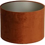 Kap cilinder 25-25-18 cm VELOURS terra