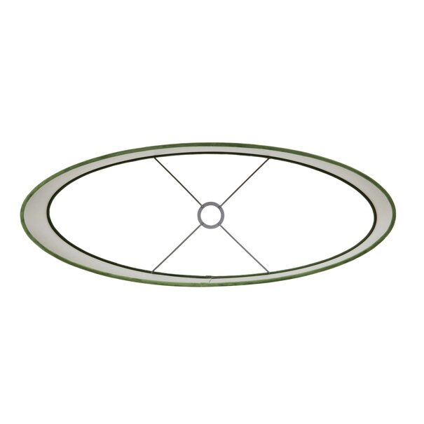 Light en Living Kap ovaal recht smal 38-17,5-28 cm VELOURS dusty green