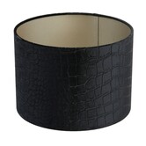 Lampenkap cilinder PRAYA zwart 40-40-30 cm