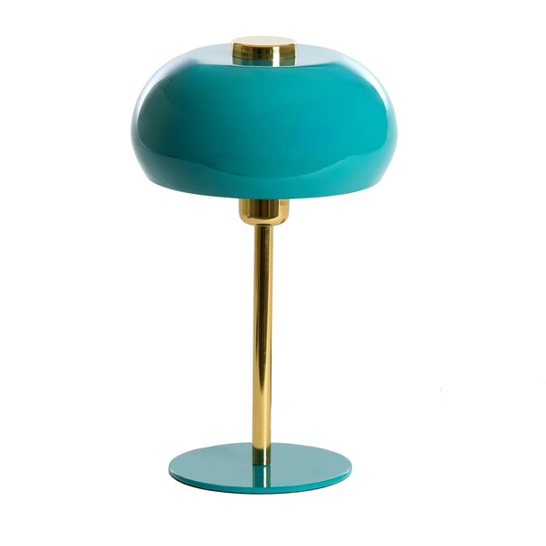 Light en Living Tafellamp Ø22x34 cm SURIN glans blauw+goud