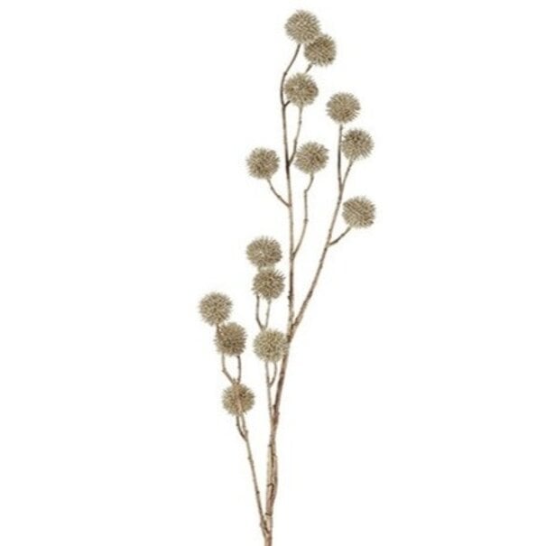 Countryfield Kunsttak Bloem Echinops champagne - 4 x 13 x 105 cm