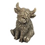 Schotse hooglander zittend Yuki L bruin - 16,5 x 15,5 x 27 cm