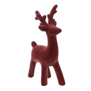 Rendier Velvet Adrian M Bordeaux - 12,7 x 12,7 x 25,4 cm