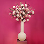 Kunstbloem Taraxacum 3x roze - 8 x 20 x 80 cm