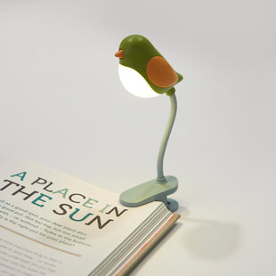 Boeklampje Birdie groen