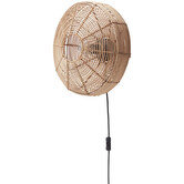 Wandlamp Jimmy rotan Ø40x20 cm
