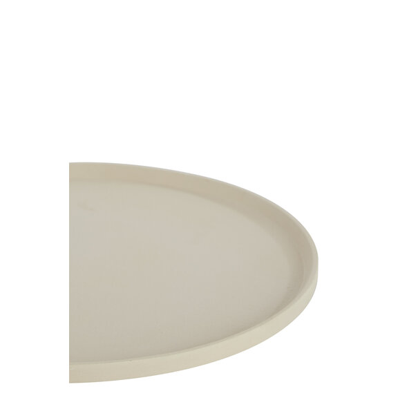 Light en Living Schaal Ø50x1,5 cm MAES crème