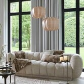 Hanglamp Ø40x30 cm SAVINA crème