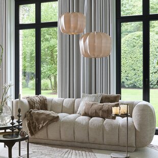 Hanglamp Ø40x30 cm SAVINA crème