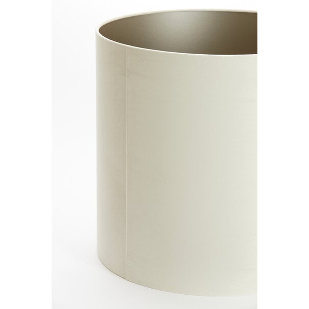 Light en Living Kap cilinder 40-40-49 cm VELOURS off white