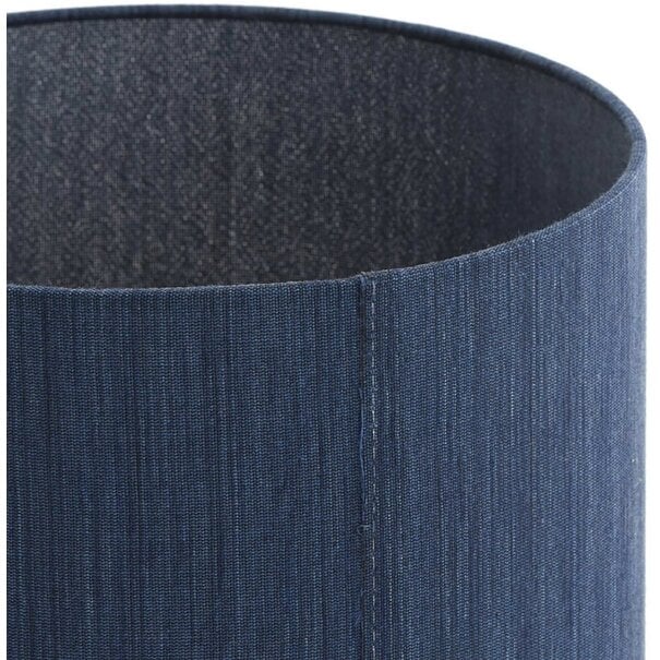 Light en Living Kap cilinder 25-25-18 cm harper Donkerblauw