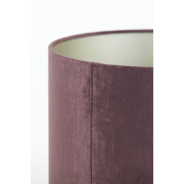 Light en Living Kap cilinder 25-25-18 cm GEMSTONE aubergine