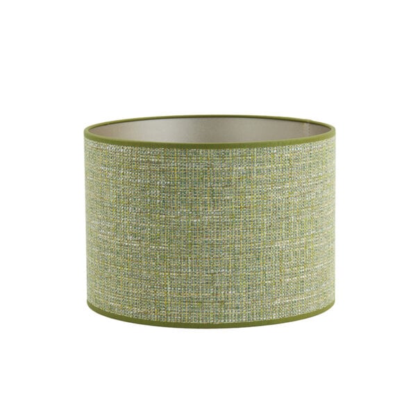 Light en Living Lampenkap textiel tweed 25x25x18cm groen