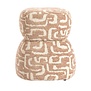 Poef Ø40x46 cm LEYLA terra+beige